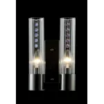 Бра Crystal Lux OTONO AP2 BLACK CHROMIUM/TRANSPARENTE