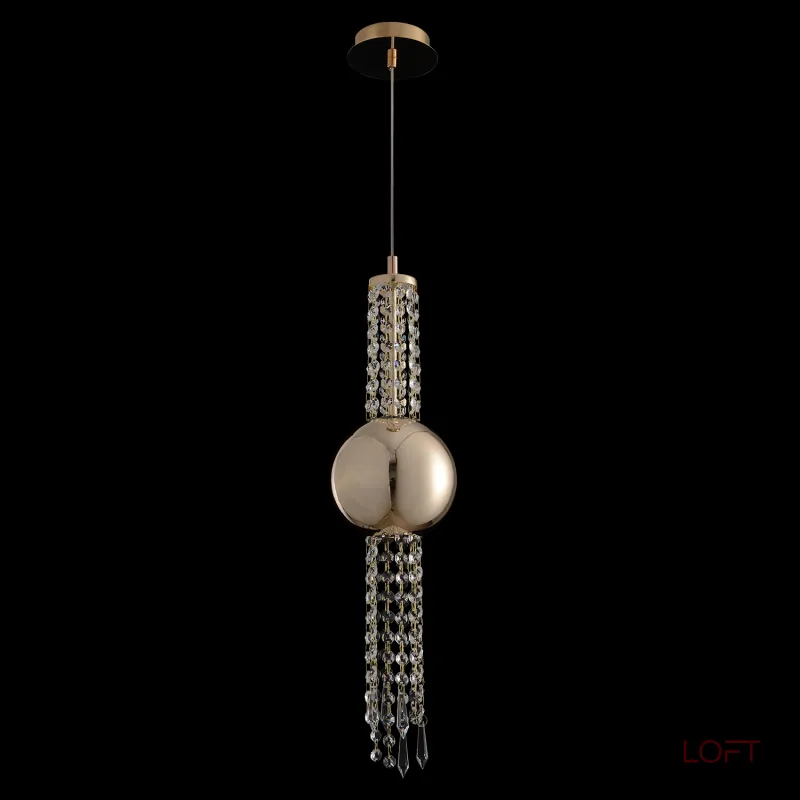 Подвесной светильник Crystal Lux NAVAJO SP3W LED GOLD 3811/203 Подвесной светильник Crystal Lux NAVAJO SP3W LED GOLD 3811/203