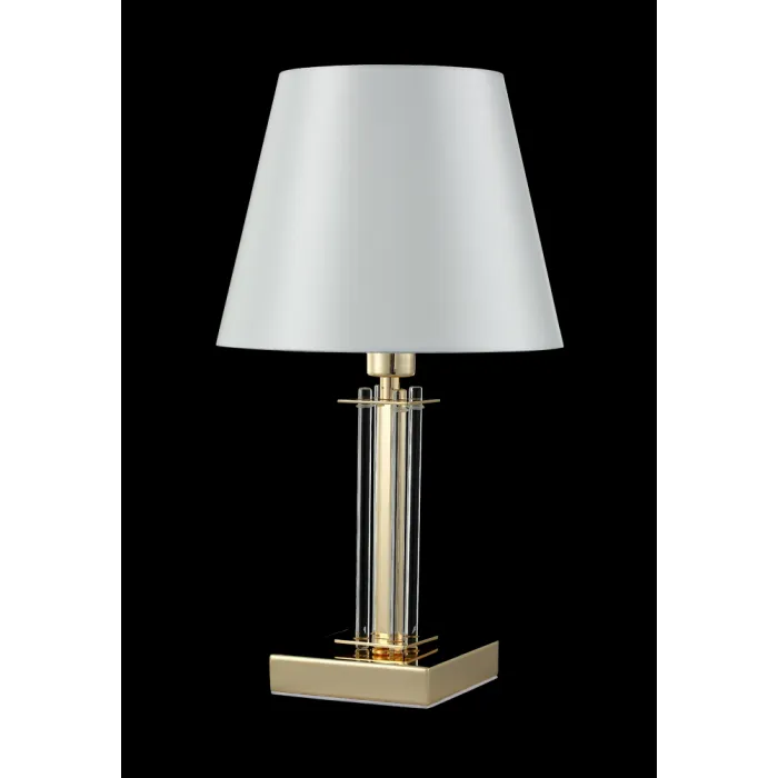 Настольная лампа Crystal Lux NICOLAS LG1 GOLD/WHITE от ImperiumLoft