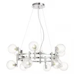 Подвесная люстра Crystal Lux LUXURY SP12 CHROME
