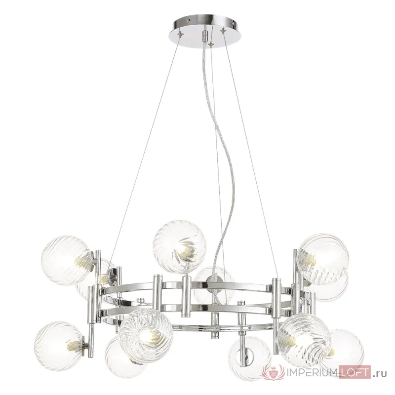Люстра Crystal Lux LUXURY SP12 CHROME