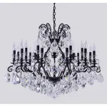 Люстра Crystal Lux MAGNIFICO SP19 BLACK/TRANSPARENT от ImperiumLoft