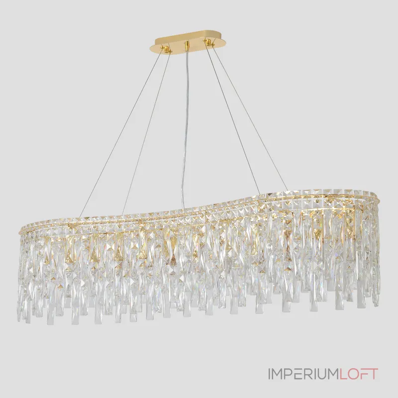 Подвесная люстра Crystal Lux ABRIL SP12 L1200 GOLD