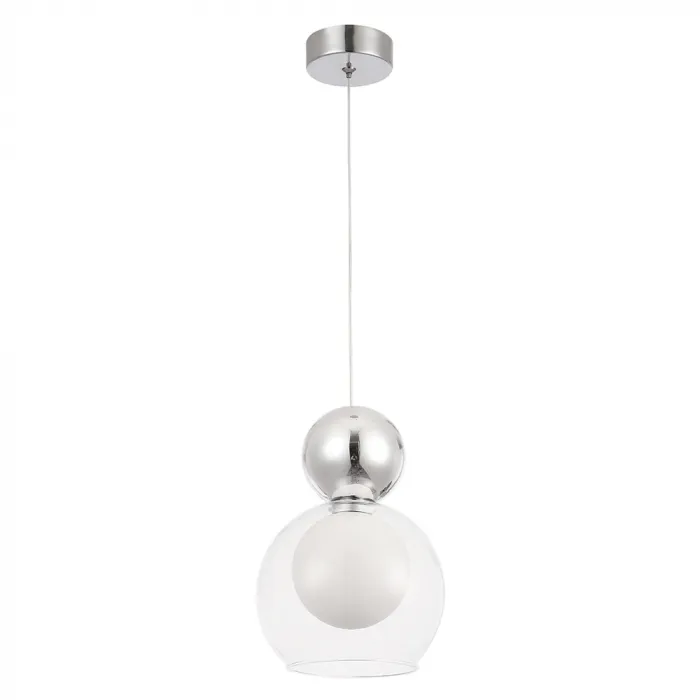 Светильник подвесной Crystal Lux MURCIA SP1.2 CHROME