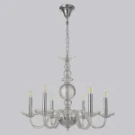 Подвесная люстра Crystal Lux ARABESQUE SP6 CHROME