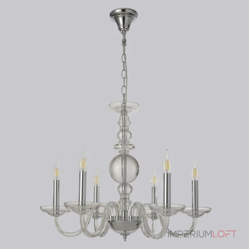 Подвесная люстра Crystal Lux ARABESQUE SP6 CHROME