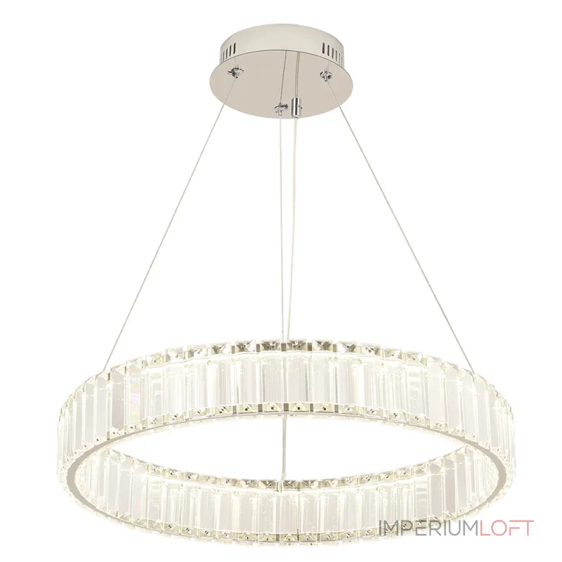 Подвесная люстра Crystal Lux MUSIKA SP50W LED CHROME