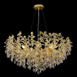 Подвесная люстра Crystal Lux EDEN SP10 GOLD 3870/310