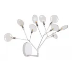 Бра Crystal Lux EVITA AP9 WHITE/TRANSPARENT от ImperiumLoft