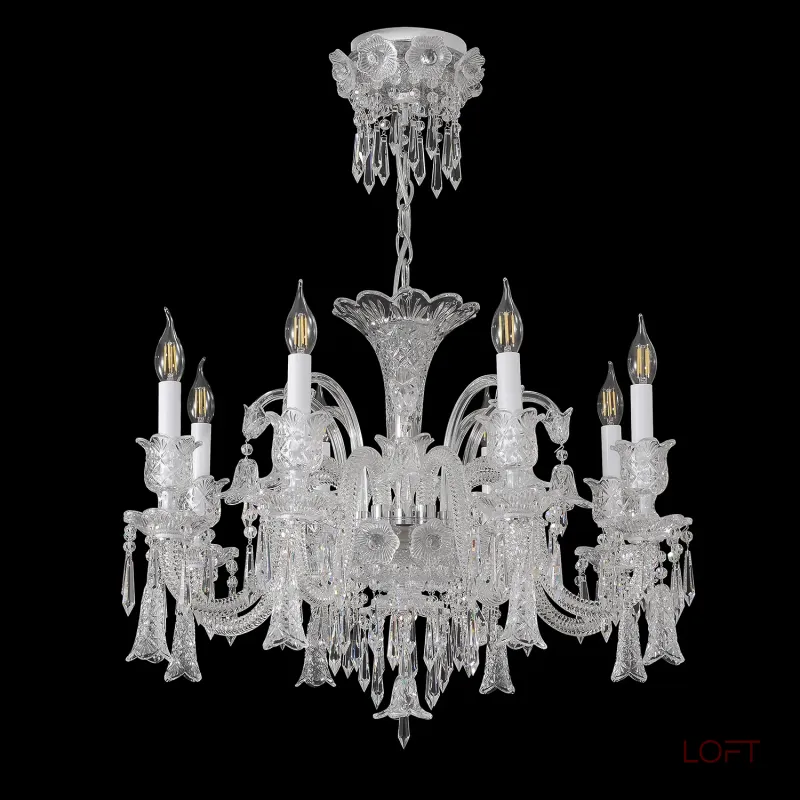 Подвесная люстра Crystal Lux VERSAILLES SP8 CHROME