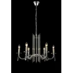 Подвесная люстра Crystal L ux AURELIO SP6 GOLD+CHROME/TRANSPARENT