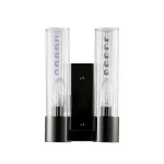 Бра Crystal Lux OTONO AP2 BLACK CHROMIUM/TRANSPARENTE