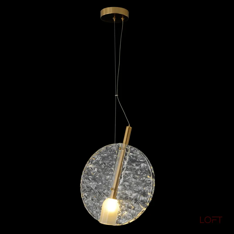 Подвесной светильник Crystal Lux FROZEN SP1 BRASS