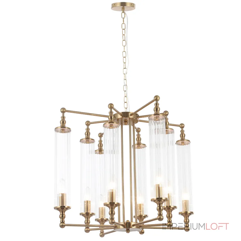 Подвесная люстра Crystal Lux TOMAS SP8 D650 BRASS