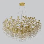 Подвесная люстра Crystal Lux EDEN SP10 GOLD 3870/310