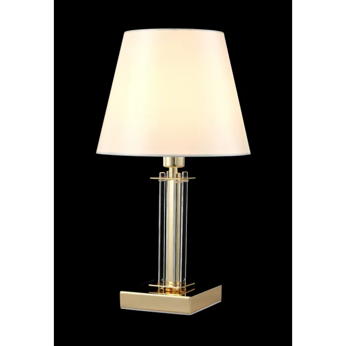 Настольная лампа Crystal Lux NICOLAS LG1 GOLD/WHITE от ImperiumLoft