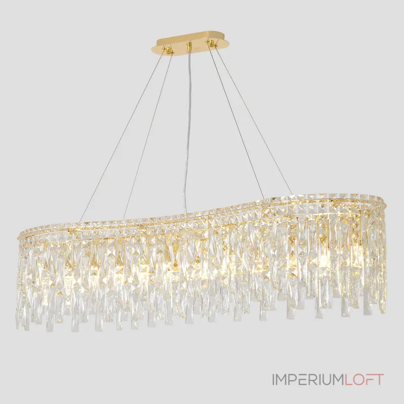 Подвесная люстра Crystal Lux ABRIL SP12 L1200 GOLD