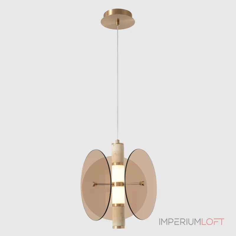 Подвесной светильник Crystal Lux AMARILLO SP12W LED BRASS