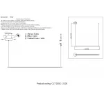 Подвесной светильник Crystal Lux CLT 035C L1200 BL