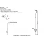 Подвесной светильник Crystal Lux ELVIRA SP8W LED 4000K BLACK