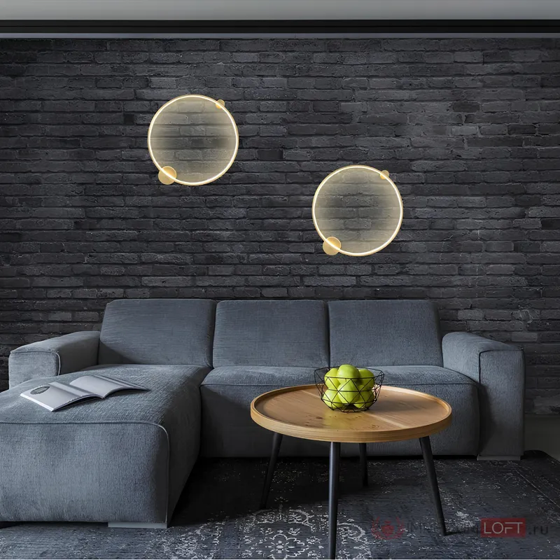 Бра Crystal Lux REAL AP35W LED BRASS от ImperiumLoft