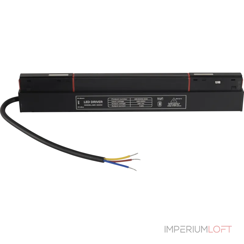 Драйвер для магнитного шинопровода 48V 200W Crystal Lux SPACE 48V CLT 0.203 09 BL SMART Драйвер для магнитного шинопровода 48V 200W Crystal Lux SPACE 48V CLT 0.203 09 BL SMART