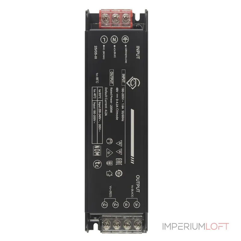 Драйвер 48V Crystal Lux драйвер 48V 300W