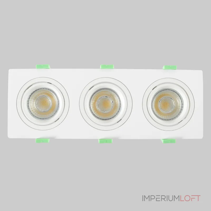 Светильник встроенный Crystal Lux CLT 002C3 WH V2 Светильник встроенный Crystal Lux CLT 002C3 WH V2