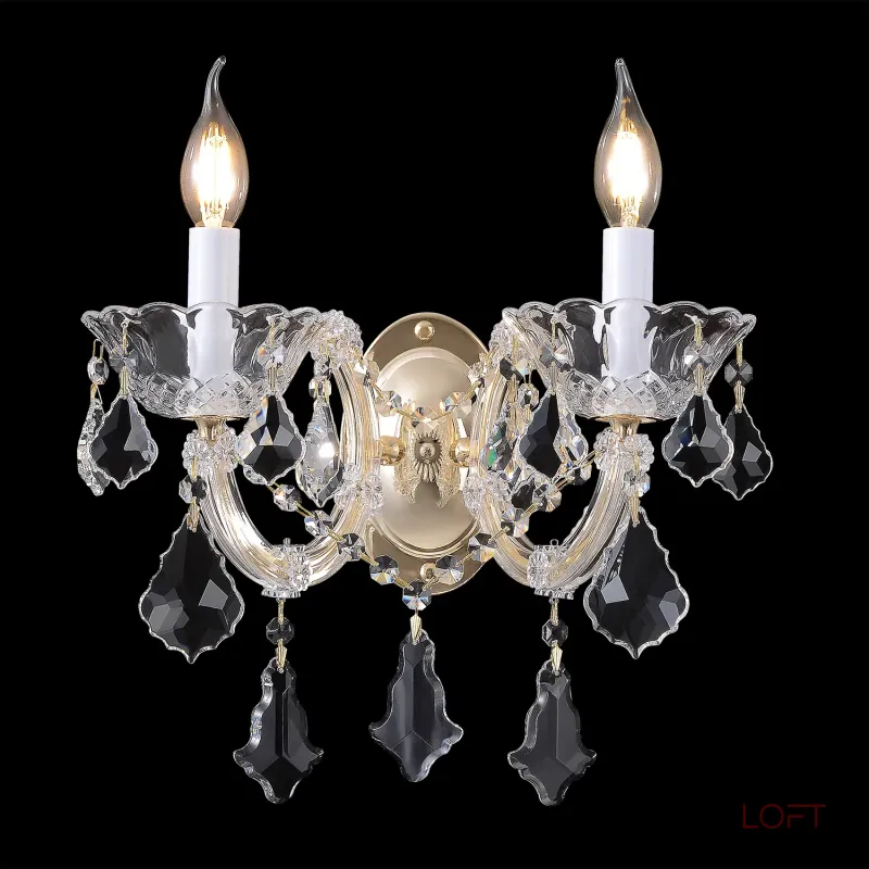 Бра Crystal Lux CRISTELLE AP2 GOLD