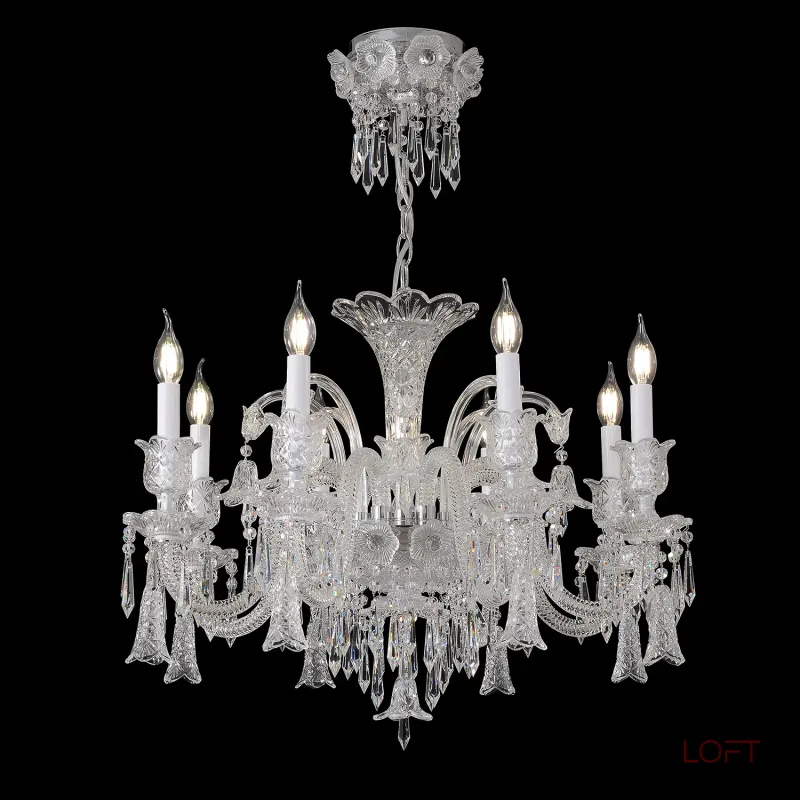 Подвесная люстра Crystal Lux VERSAILLES SP8 CHROME