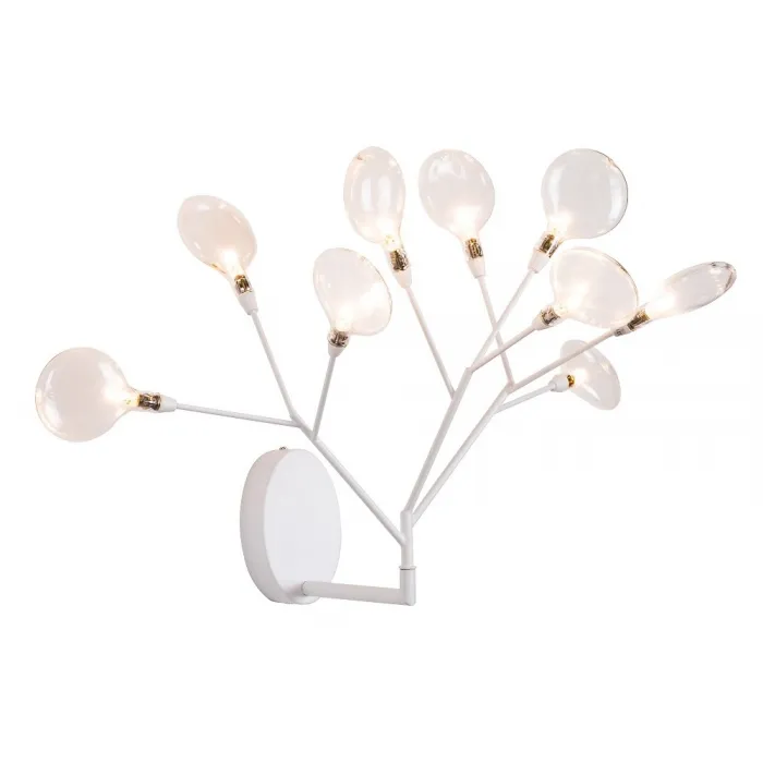 Бра Crystal Lux EVITA AP9 WHITE/TRANSPARENT от ImperiumLoft