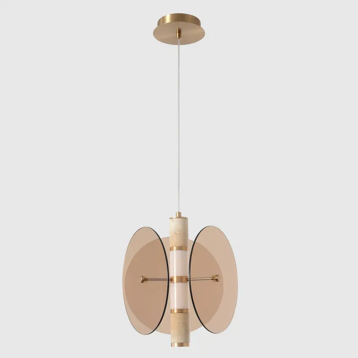 Светильник подвесной Crystal Lux AMARILLO SP12W LED BRASS от ImperiumLoft