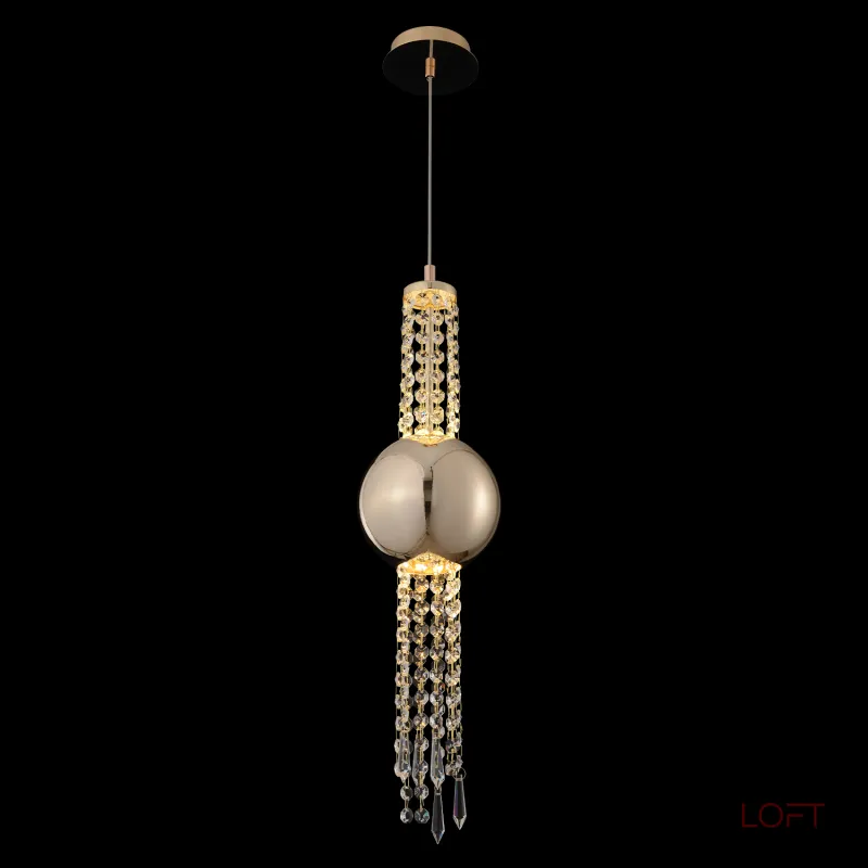 Подвесной светильник Crystal Lux NAVAJO SP3W LED GOLD 3811/203 Подвесной светильник Crystal Lux NAVAJO SP3W LED GOLD 3811/203
