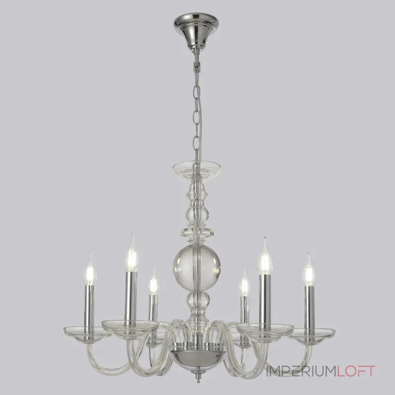 Подвесная люстра Crystal Lux ARABESQUE SP6 CHROME