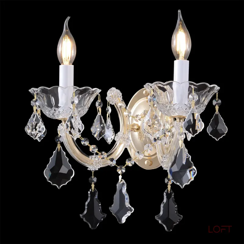 Бра Crystal Lux CRISTELLE AP2 GOLD