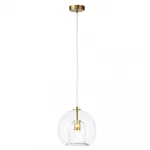 Подвесной светильник Crystal Lux LUISA SP1 BRASS/TRANSPARENT