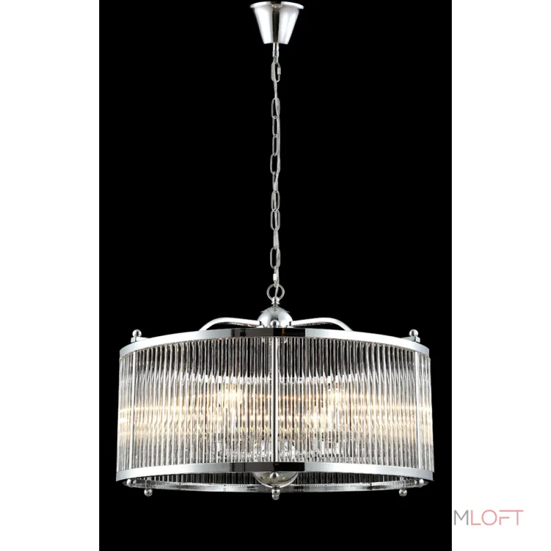 Подвесная люстра Crystal Lux TADEO SP6 D600 CHROME/TRANSPARENTE Подвесная люстра Crystal Lux TADEO SP6 D600 CHROME/TRANSPARENTE