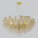 Подвесная люстра Crystal Lux EDEN SP10 GOLD 3870/310