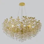 Подвесная люстра Crystal Lux EDEN SP10 GOLD 3870/310