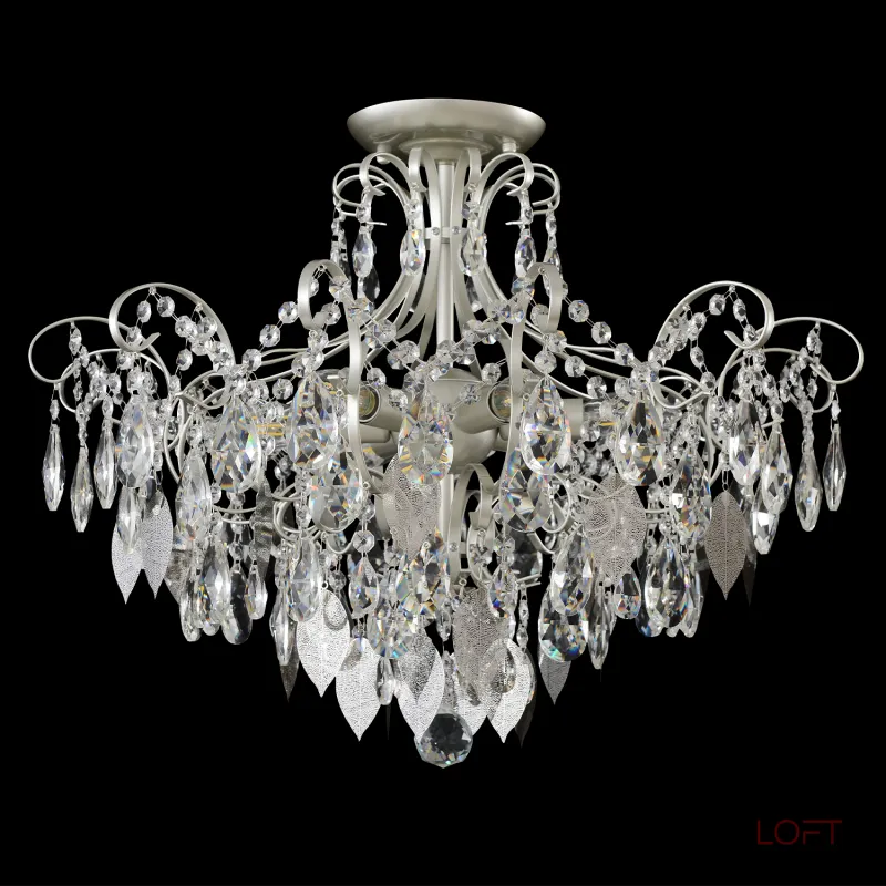 Светильник потолочный Crystal Lux ESMIRALDA PL6 SILVER 0524/106 от ImperiumLoft Светильник потолочный Crystal Lux ESMIRALDA PL6 SILVER 0524/106 от ImperiumLoft