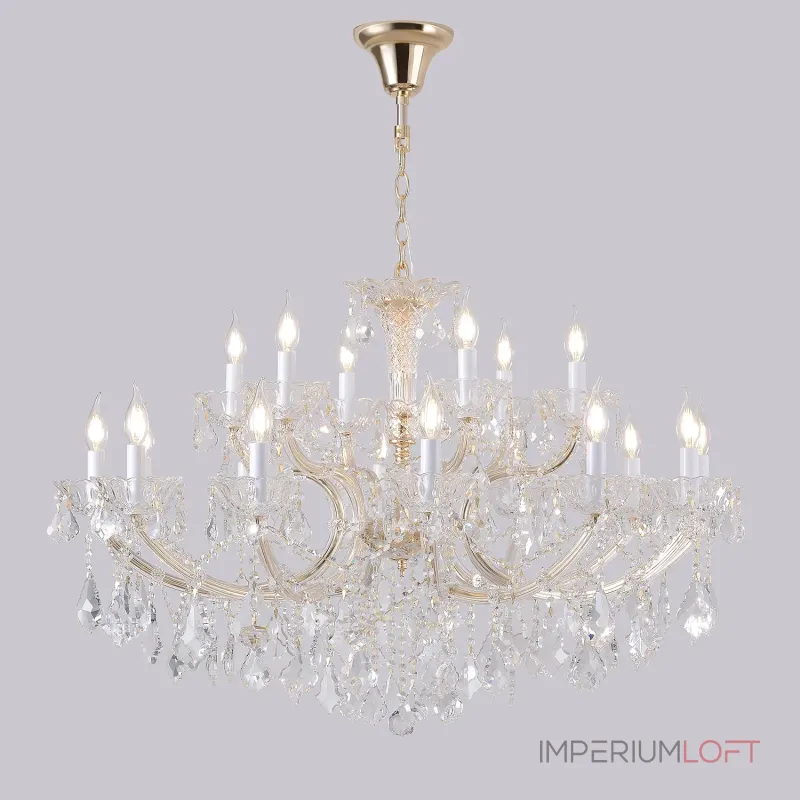 Подвесная люстра Crystal Lux CRISTELLE SP12+6 GOLD