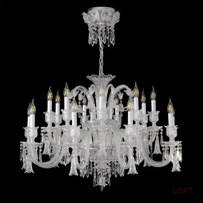 Подвесная люстра Crystal Lux VERSAILLES SP9+9 CHROME
