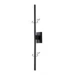 Бра Crystal Lux LARGO AP12W BLACK от ImperiumLoft