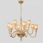 Люстра Crystal Lux SILVESTRO SP12 AMBER от ImperiumLoft