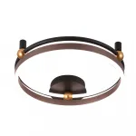 Светильник потолочный Crystal Lux FERNANDO PL48W LED COFFEE/BLACK