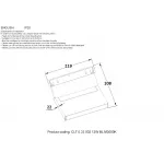 Светильник трековый магнитный Crystal Lux CLT 0.33 002 12W BL M3000K