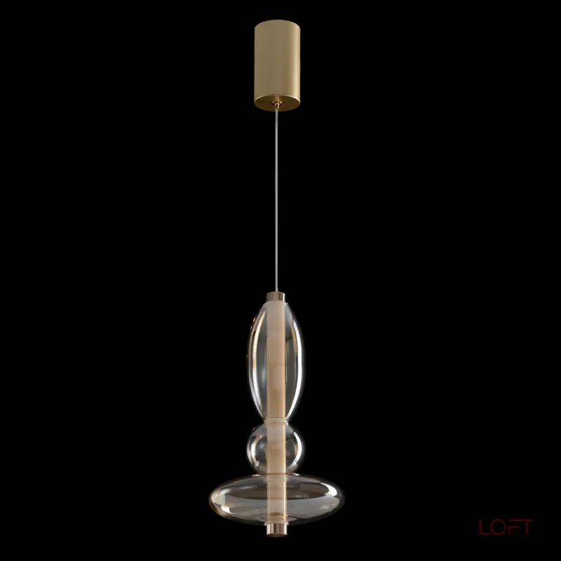 Подвесной светильник Crystal Lux QUASAR SP10W LED AMBER 3790/210 Подвесной светильник Crystal Lux QUASAR SP10W LED AMBER 3790/210
