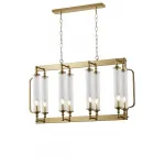 Подвесная люстра Crystal L ux TOMAS SP8 L1000 BRASS