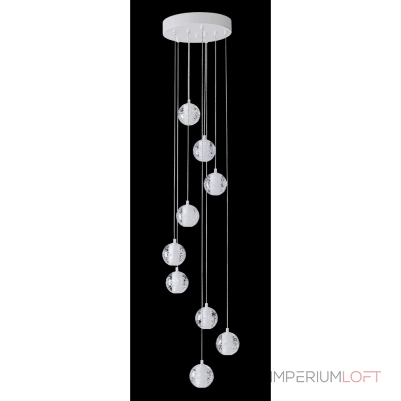 Подвесной светильник Crystal Lux GASPAR SP9 D300 WHITE Подвесной светильник Crystal Lux GASPAR SP9 D300 WHITE