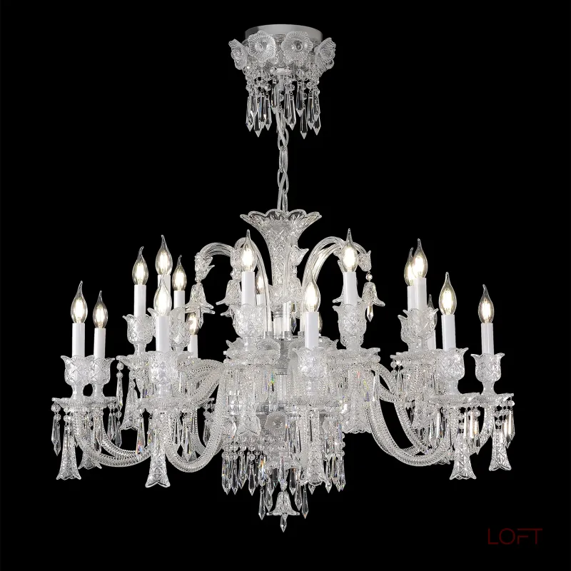 Подвесная люстра Crystal Lux VERSAILLES SP9+9 CHROME